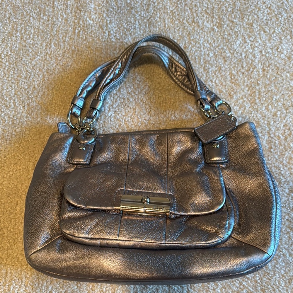 Coach Elegant Metallic Handbag